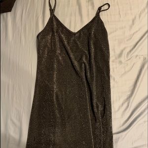 Brandy Melville slip dress with tinsel